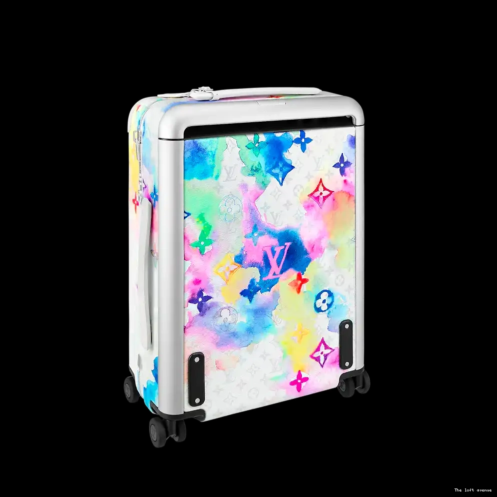 MONOGRAM SUITCASE CUSTOM 37L WATERCOLOUR HORIZON 55 0514